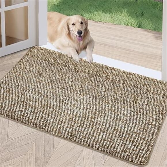 Indoor Doormat, Front Door Mat 24"x36" Absorbent Rubber Backing Non Slip Back - Picture 7 of 7